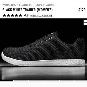 Women’s NoBull Black/White Trainer